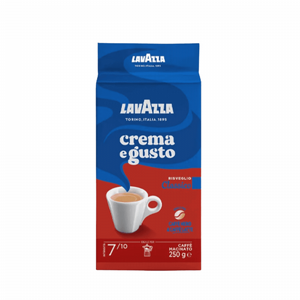 250 גרם קפה טחון לוואצה קלאסיקו -LAVAZZA CREMA E GUSTO CLASSICO חוזק 7/10 250 גרם קפה טחון לוואצה קלאסיקו -LAVAZZA CREMA E GUSTO CLASSICO חוזק 7/10