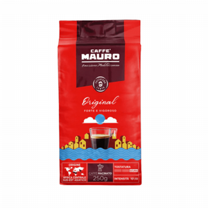 250 גרם קפה טחון מאורו אורגינל -MAURO ORIGINAL חוזק 10/10 250 גרם קפה טחון מאורו אורגינל -MAURO ORIGINAL חוזק 10/10
