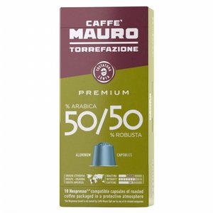 10 קפסולות אלומיניום מאורו פרימיום -MAURO PREMIUM 10 קפסולות אלומיניום מאורו פרימיום -MAURO PREMIUM