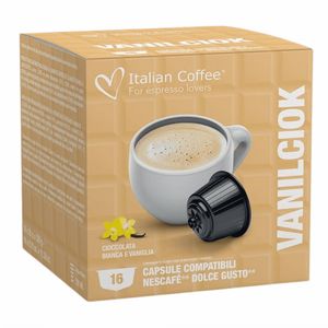 16 קפסולות דולצה גוסטו Italian Coffee Vanilciok 16 קפסולות דולצה גוסטו Italian Coffee Vanilciok